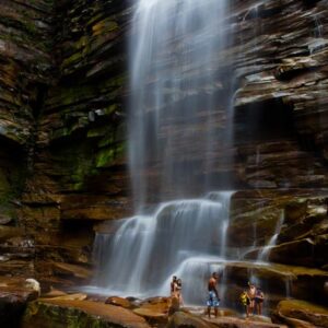 Cachoeira do Mosquito + Ribeirão do Meio + Poço Azul + Lençóis: Chapada Diamantina Por: R$399