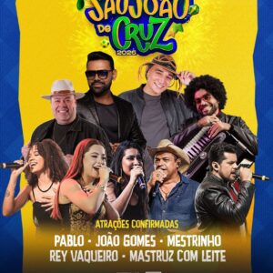 Forró: Cruz das Almas/BA / Bate Volta / São João 2026 /  EVENTO GRATUITO:  Datas Disponíveis 19 a 24 de Junho Por R$ 120